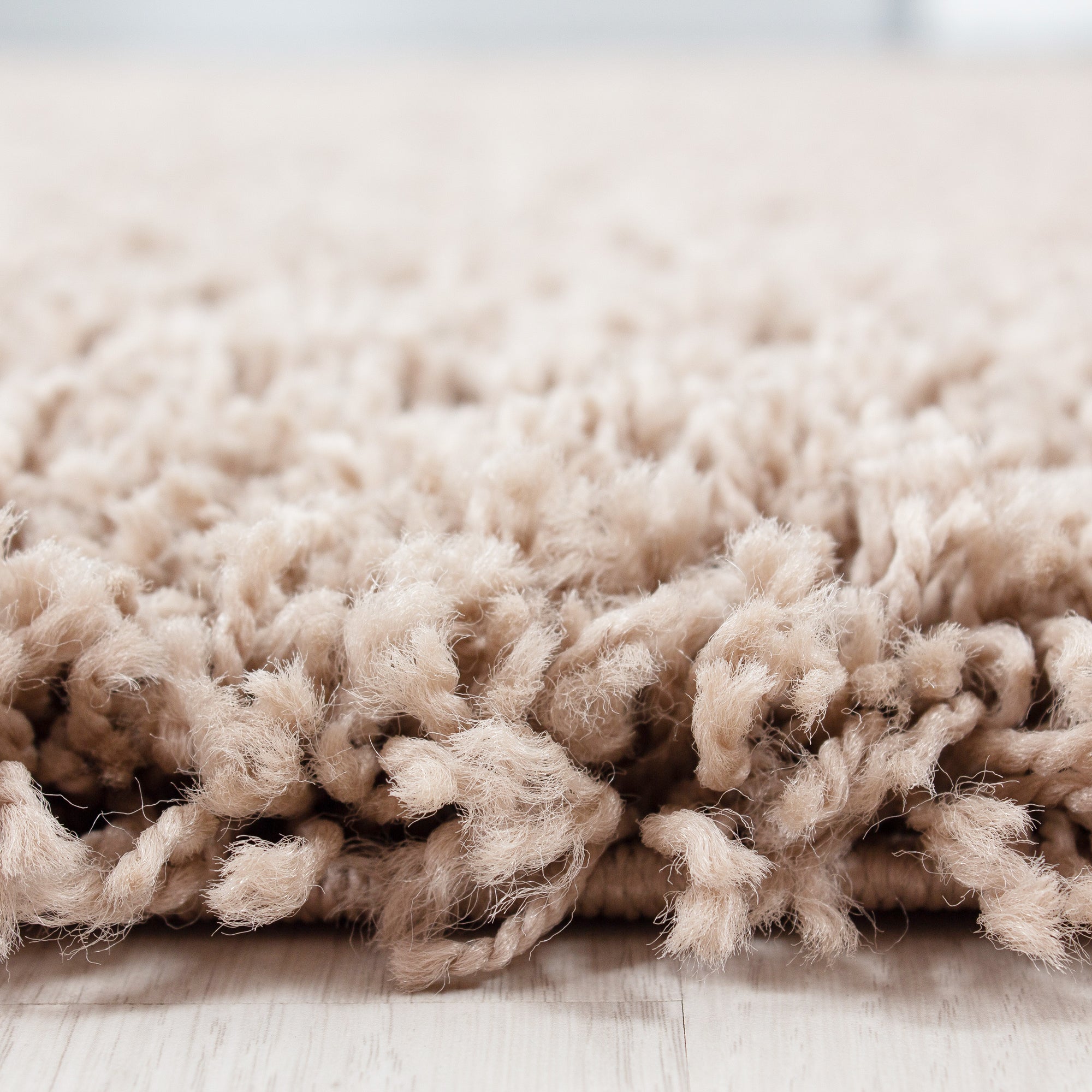 Tapis Shaggy Uni à poils longs - Beige – STUDIO DECO