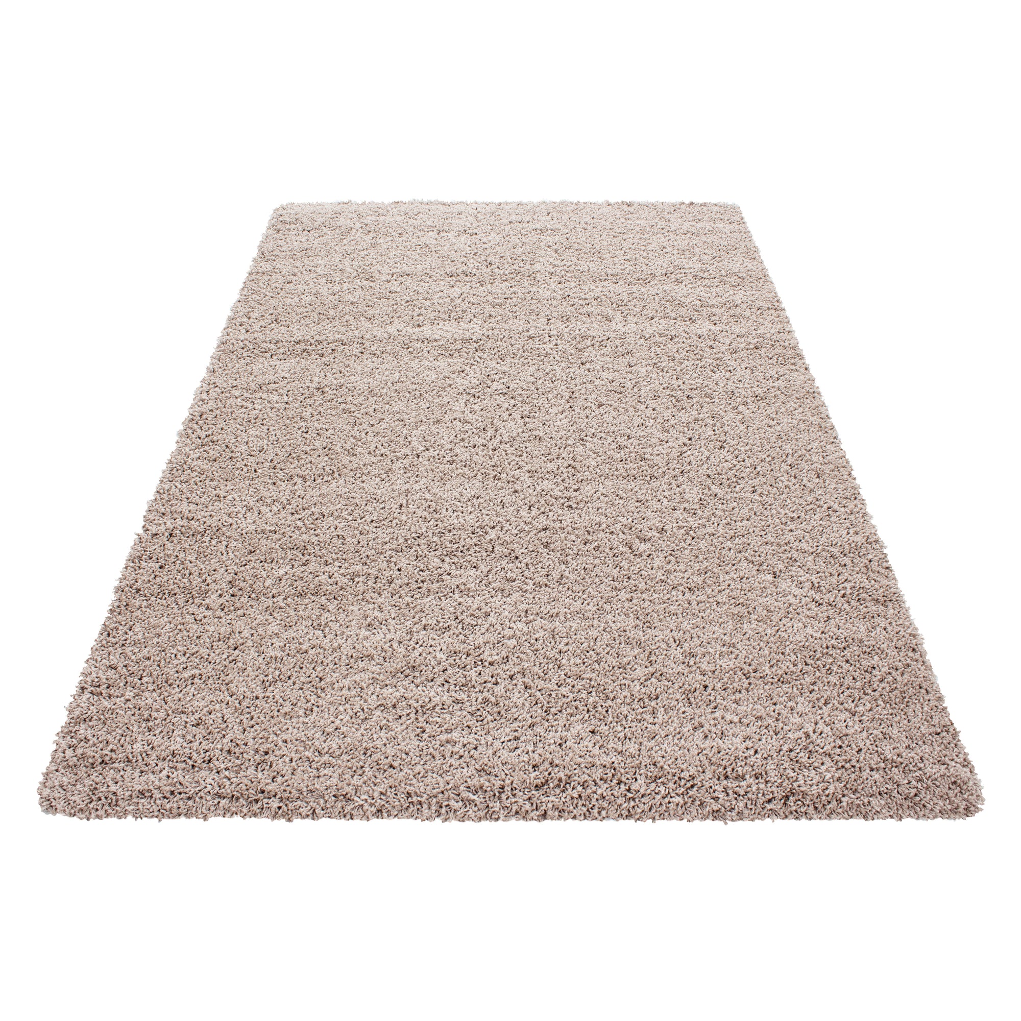 Tapis Shaggy Uni à poils longs - Beige – STUDIO DECO