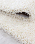 Tapis Shaggy Uni à poils longs - Crème – STUDIO DECO