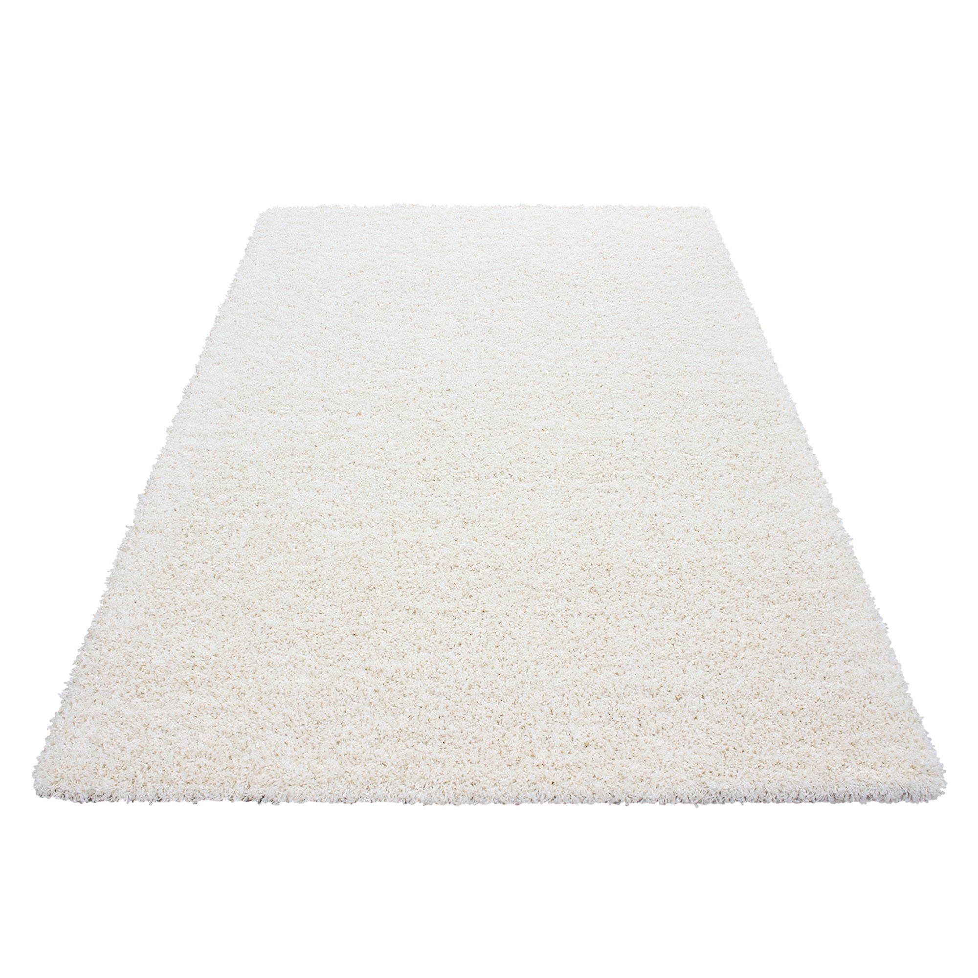 Tapis Shaggy Uni à poils longs - Crème – STUDIO DECO