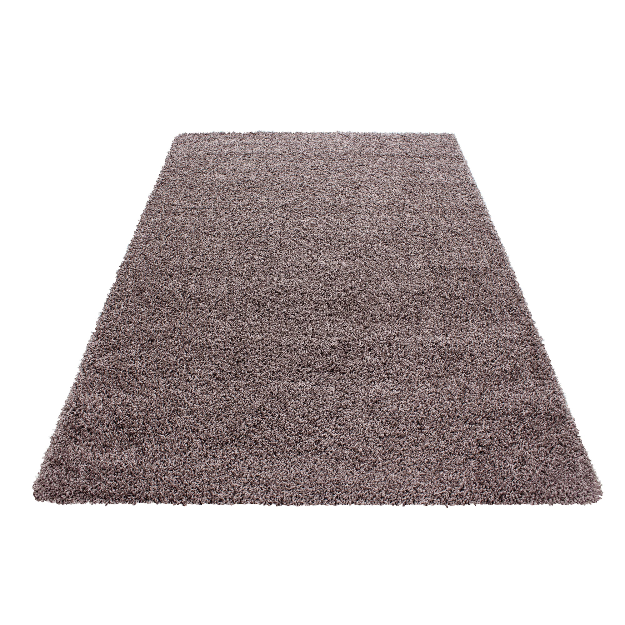 Tapis Shaggy Uni à poils longs - Taupe – STUDIO DECO