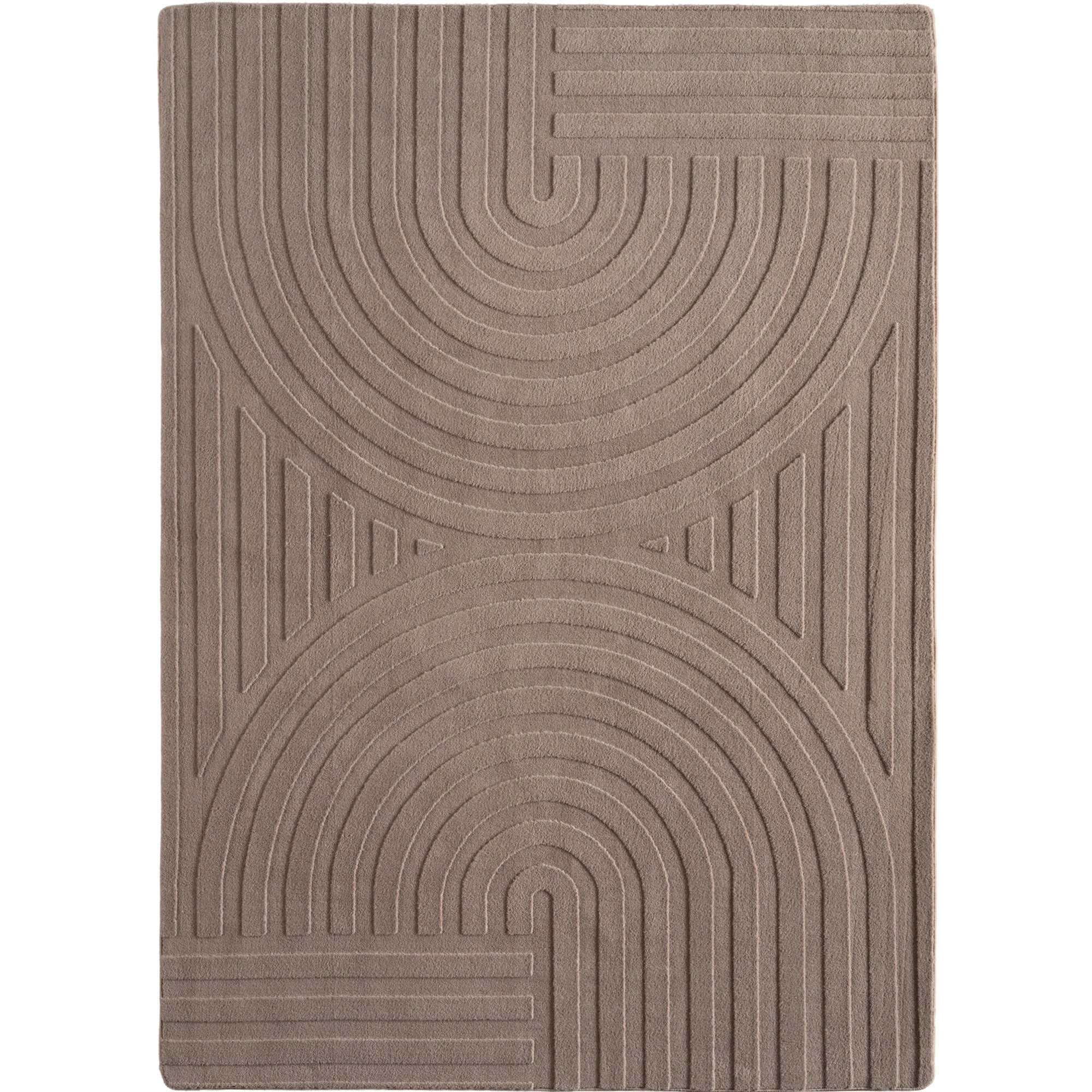Tapis BARI doux à relief Beige – STUDIO DECO