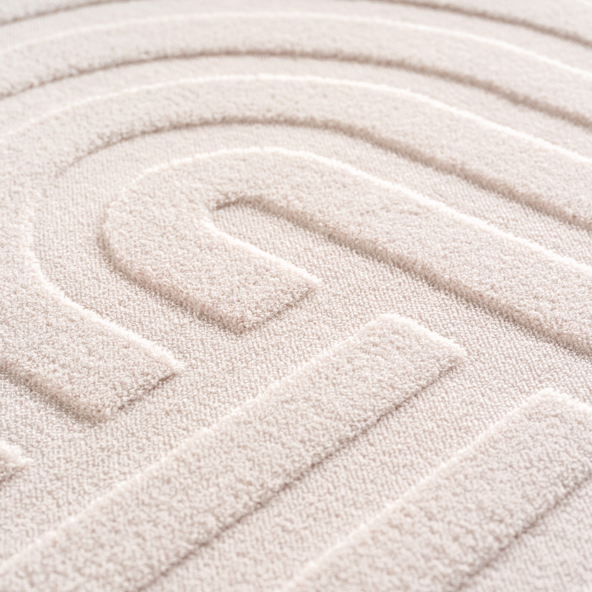 Tapis BARI doux à relief Crème – STUDIO DECO