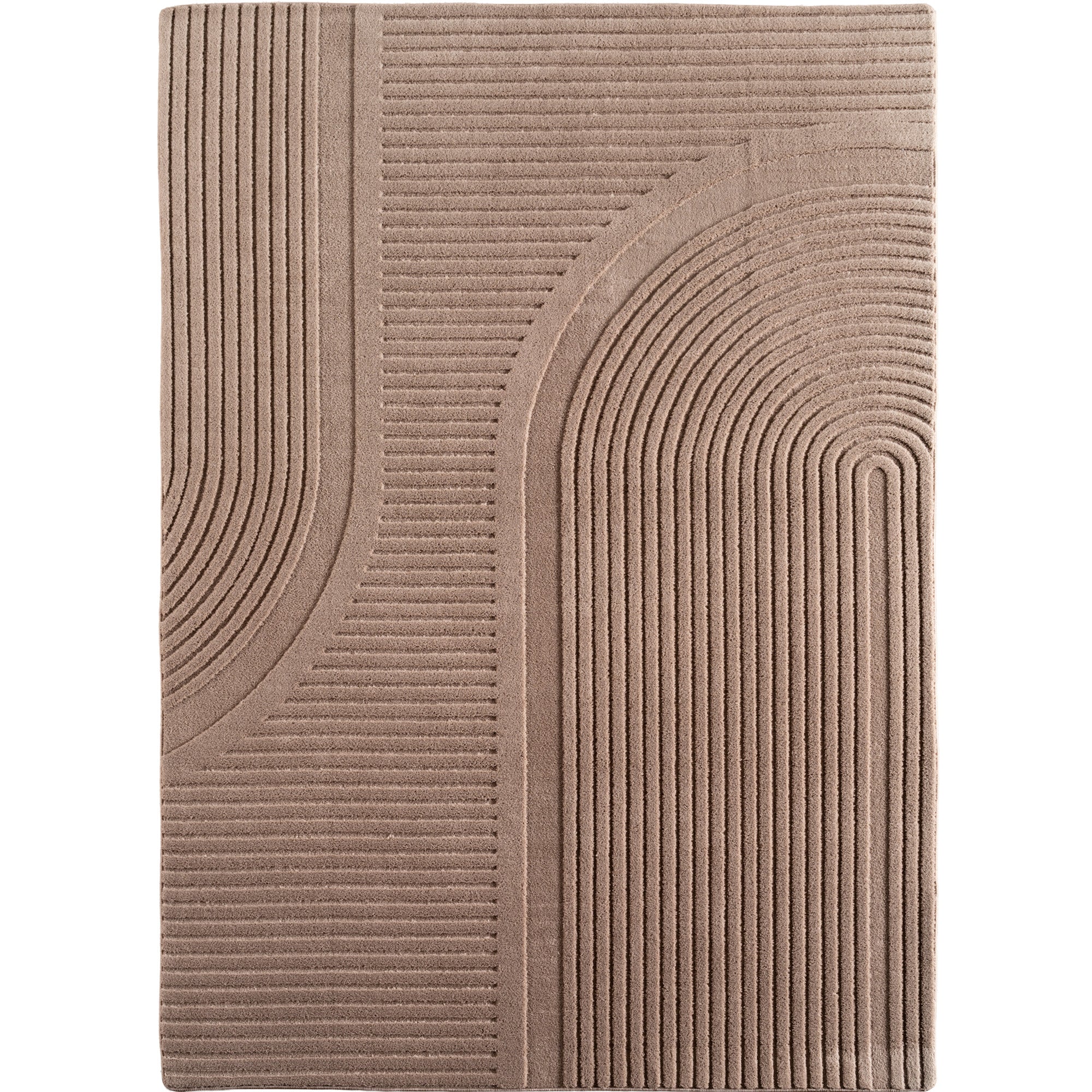 Tapis SENA doux à relief Beige – STUDIO DECO