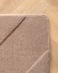 Tapis ASTI doux à relief Beige – STUDIO DECO