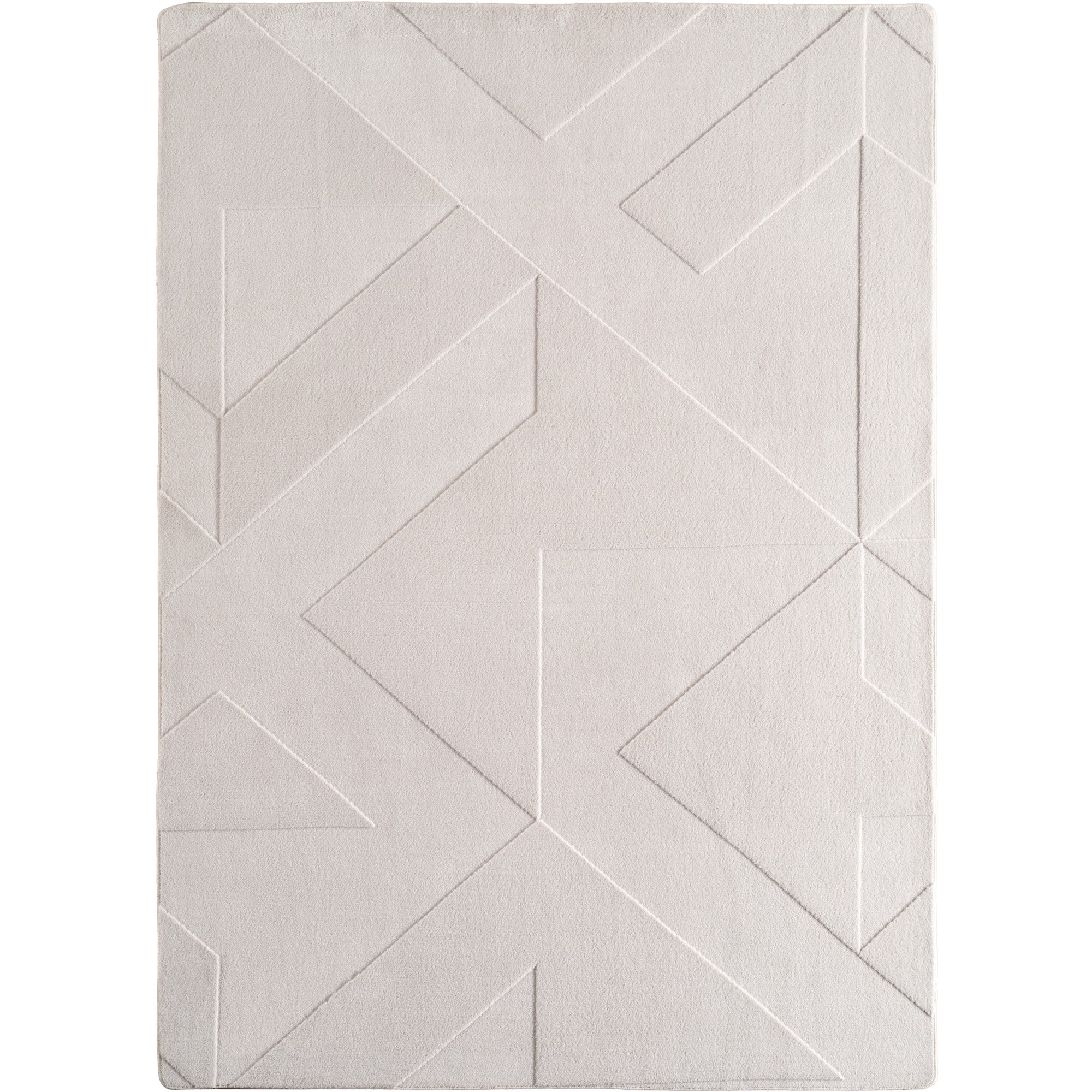 Tapis ASTI doux à relief Crème – STUDIO DECO