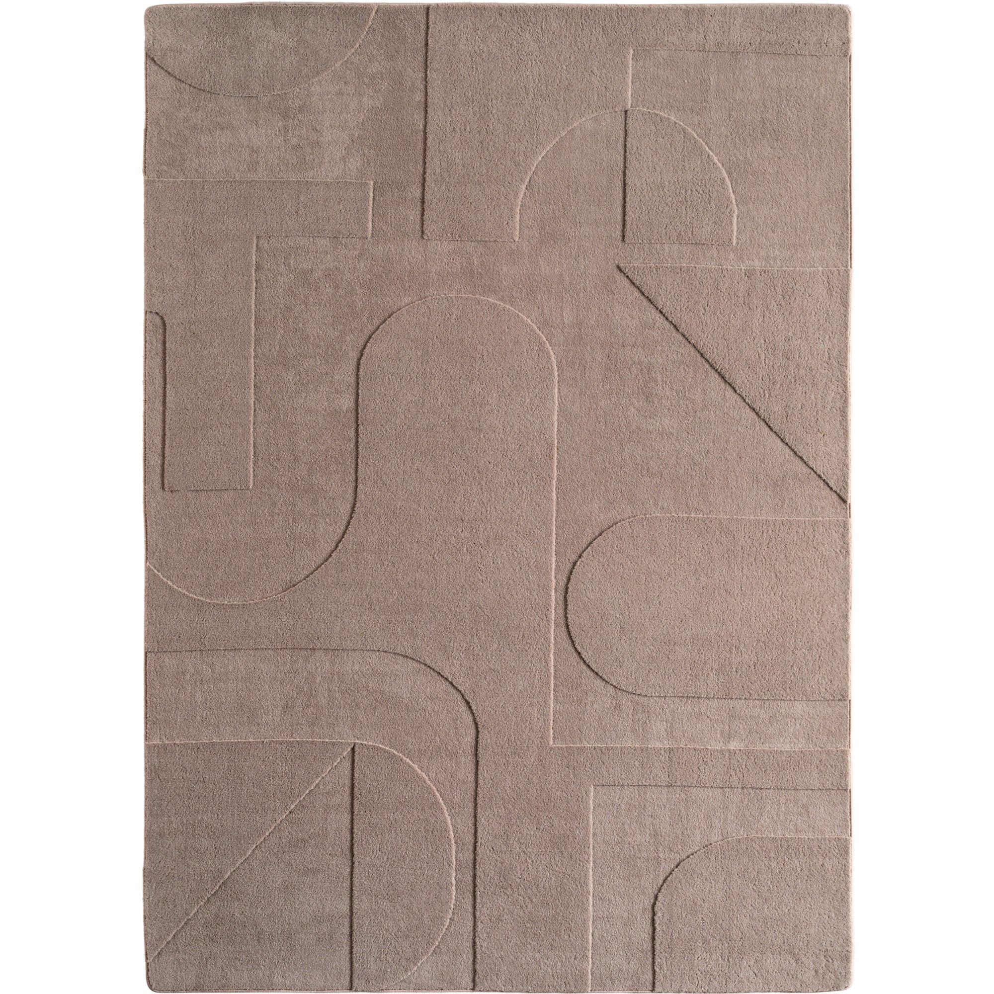 Tapis CÔME doux à relief Beige – STUDIO DECO