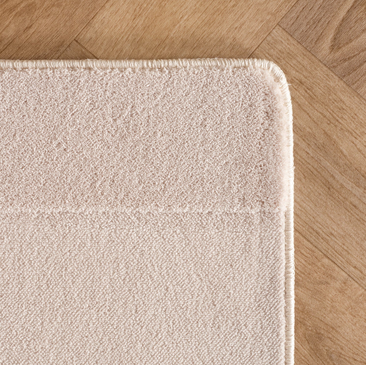 Tapis CÔME doux à relief Crème – STUDIO DECO