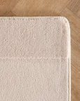 Tapis CÔME doux à relief Crème – STUDIO DECO