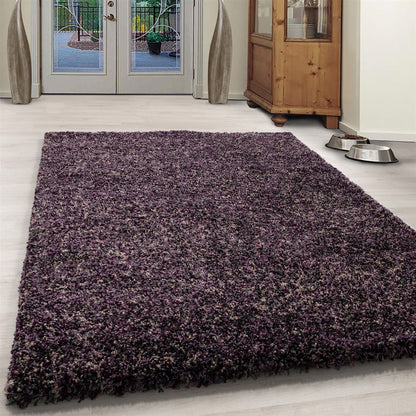 Tapis à poils longs 30mm - Lila