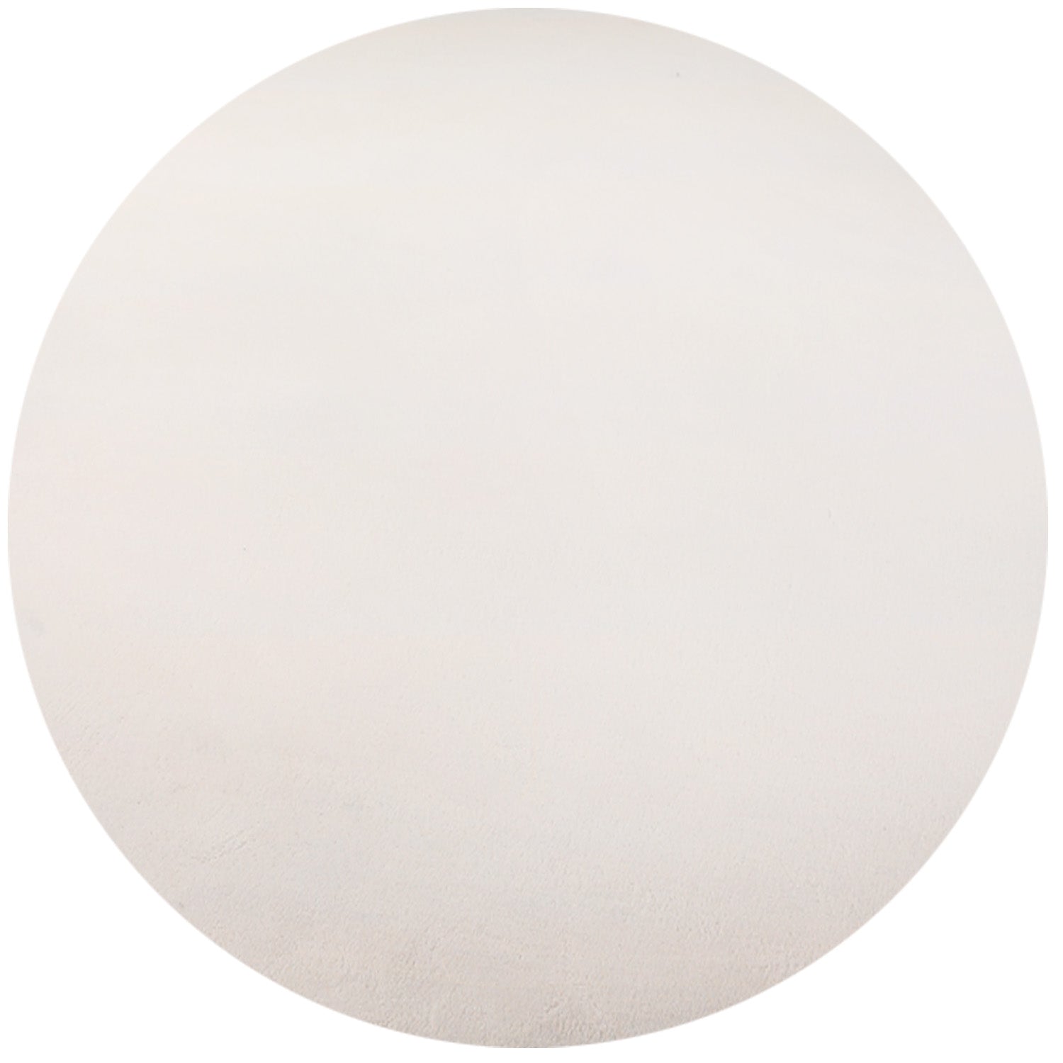 Tapis Rond lavable à poils doux - Crème – STUDIO DECO