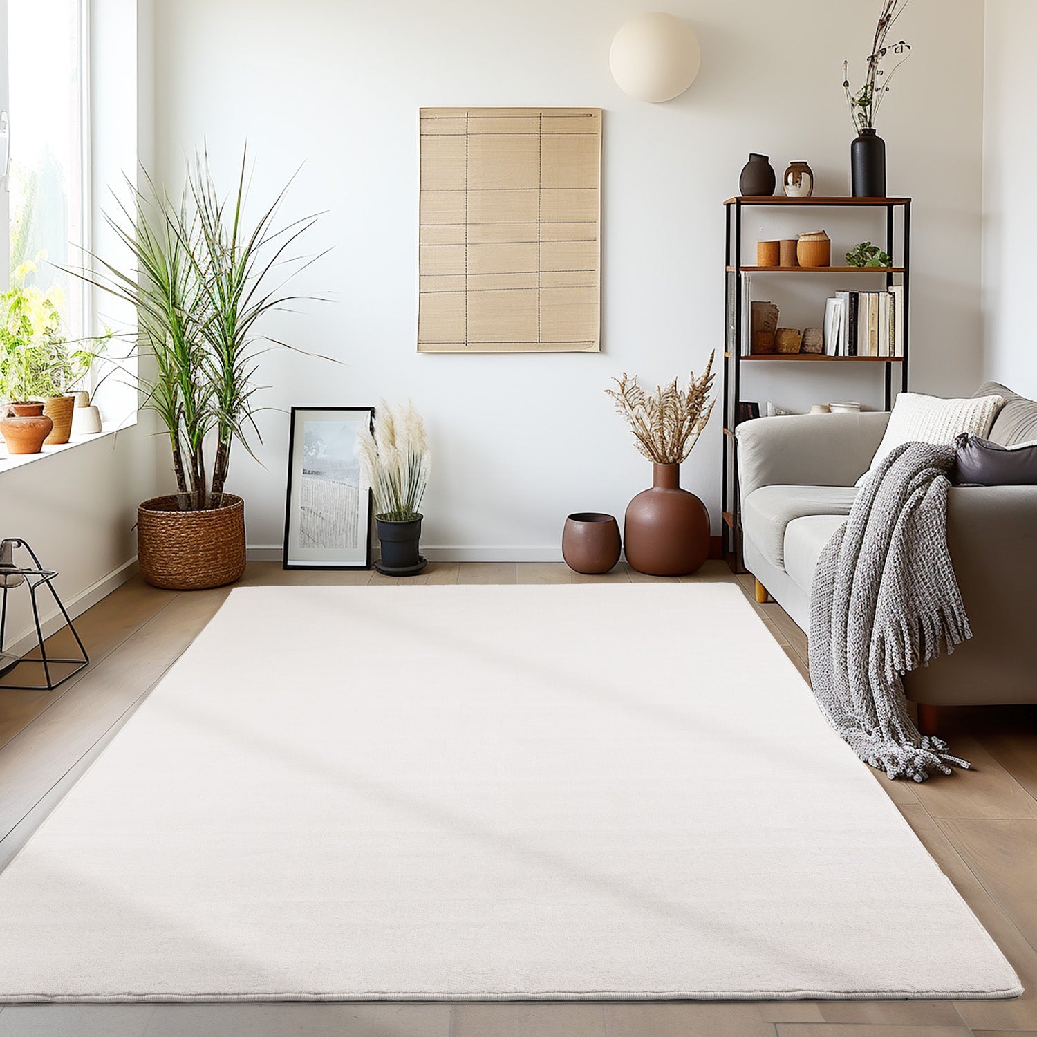 Tapis Lavable à poils doux - Crème – STUDIO DECO