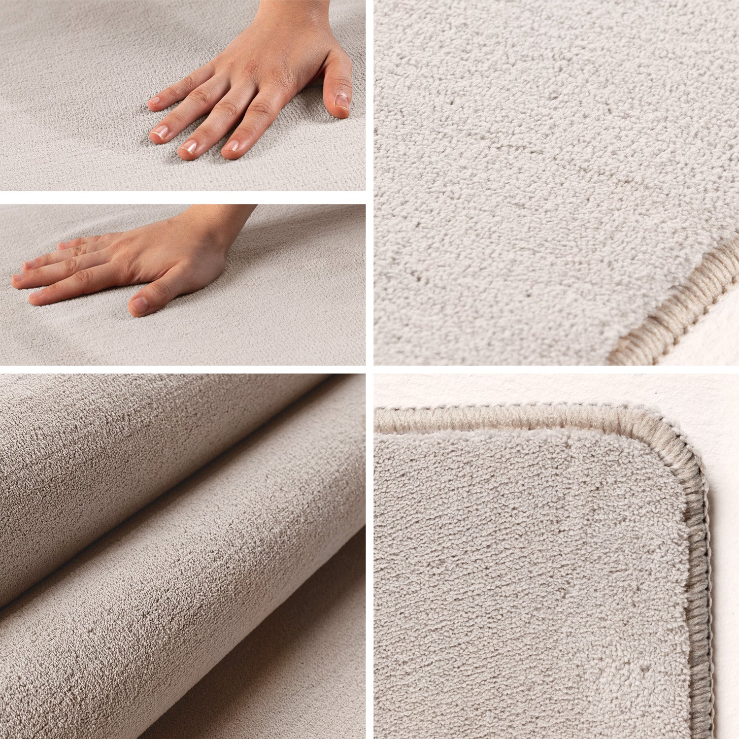 Tapis Lavable à poils doux - Crème – STUDIO DECO