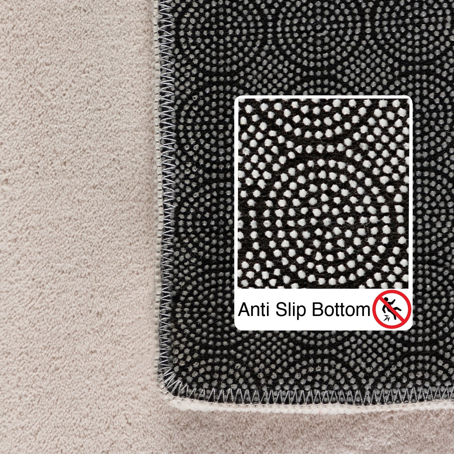 Tapis Lavable à poils doux - Crème – STUDIO DECO