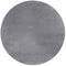 Tapis Rond lavable à poils doux - Gris foncé – STUDIO DECO