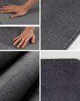 Tapis Lavable à poils doux - Gris Foncé – STUDIO DECO