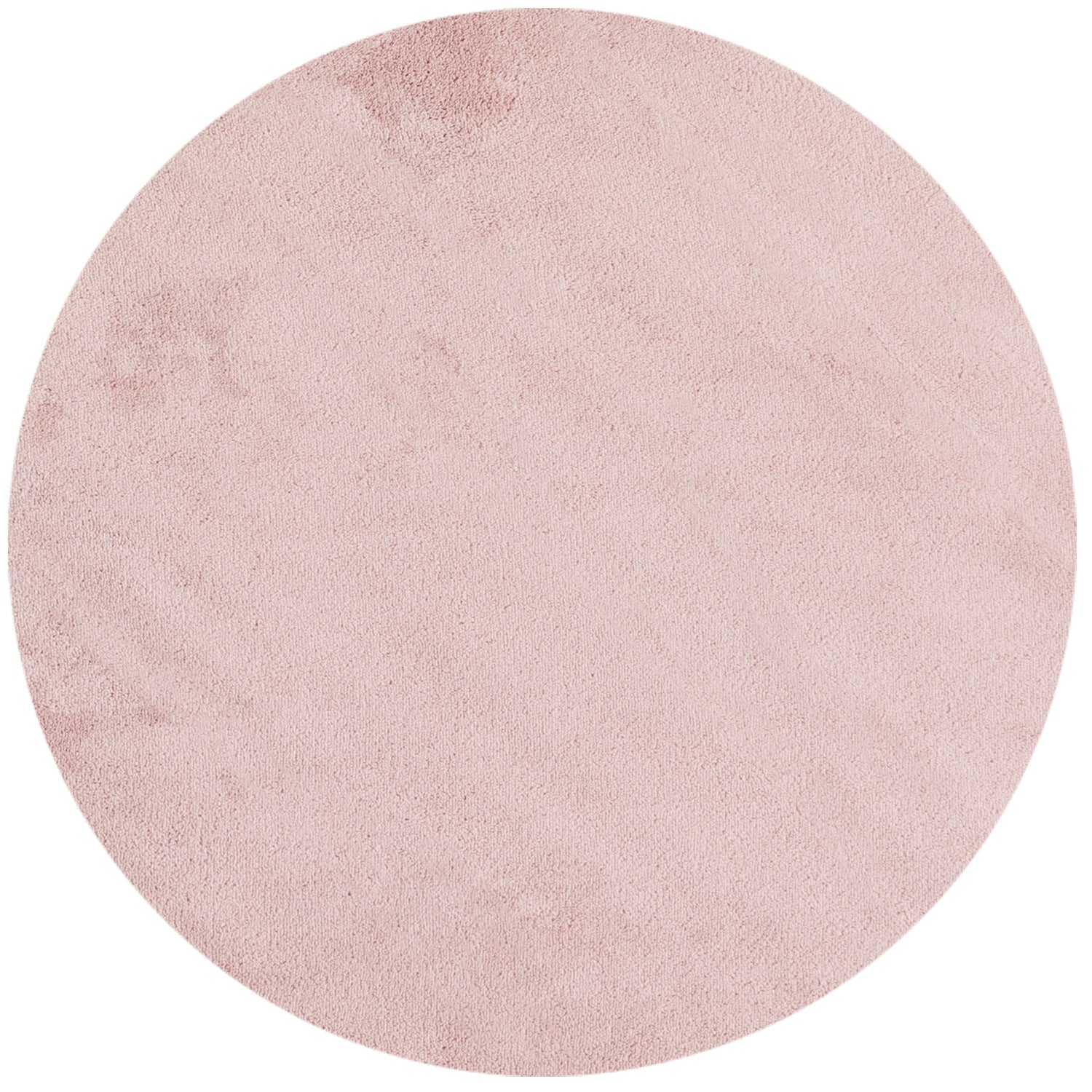 Tapis Rond lavable à poils doux - Rose Poudré – STUDIO DECO