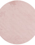 Tapis Rond lavable à poils doux - Rose Poudré – STUDIO DECO