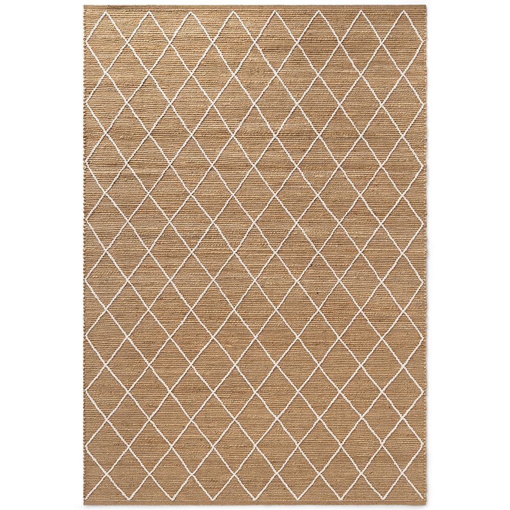 Tapis en Jute à motifs en Relief – STUDIO DECO