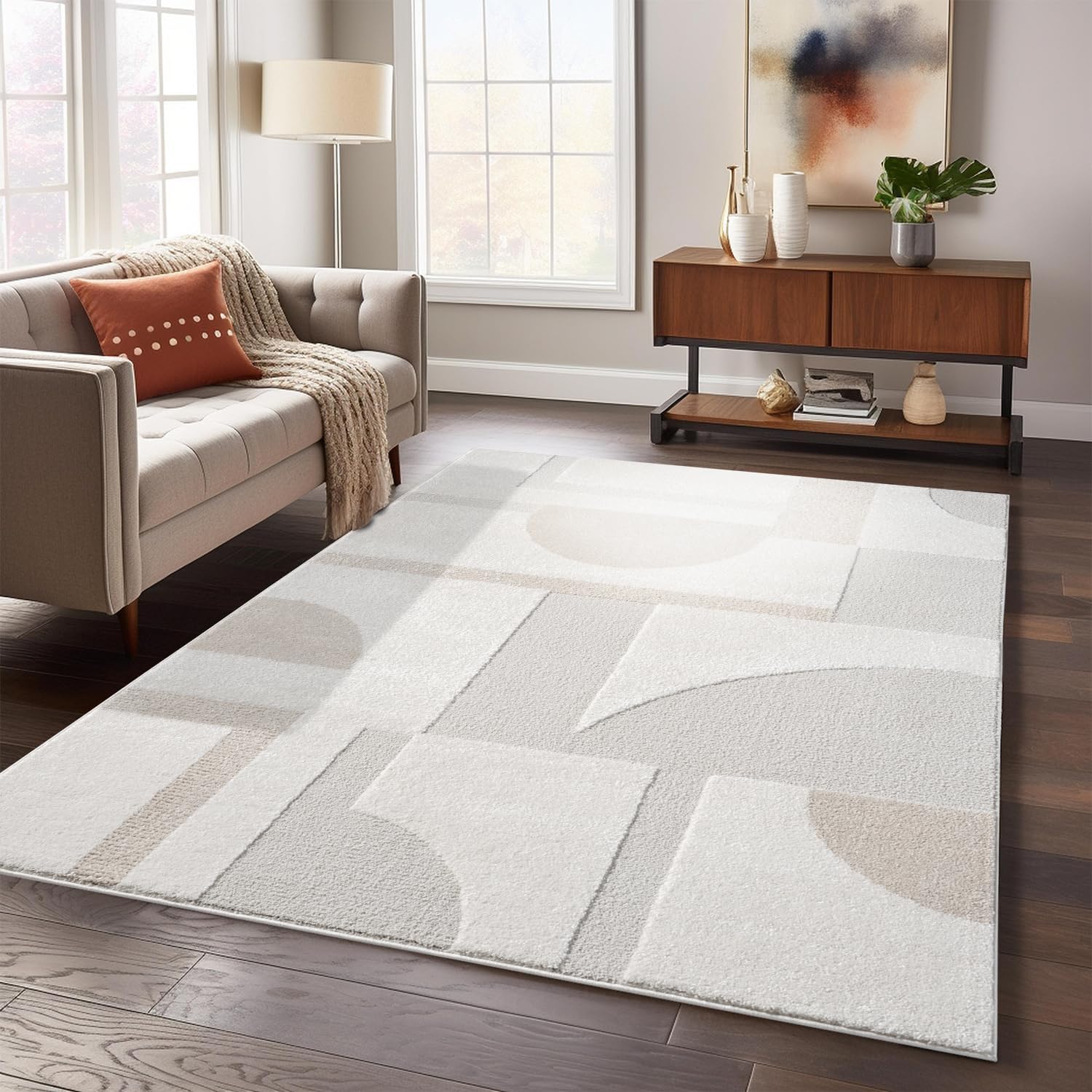 Tapis à motifs 3D en relief - JAPAN Crème – STUDIO DECO