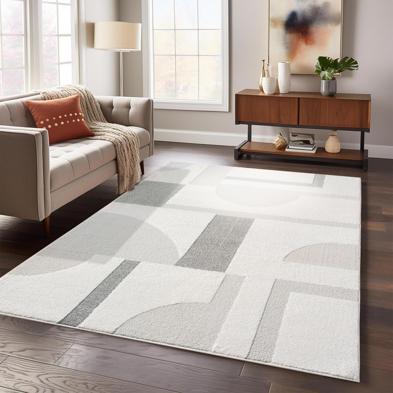 Tapis à motifs 3D en relief - JAPAN Gris – STUDIO DECO