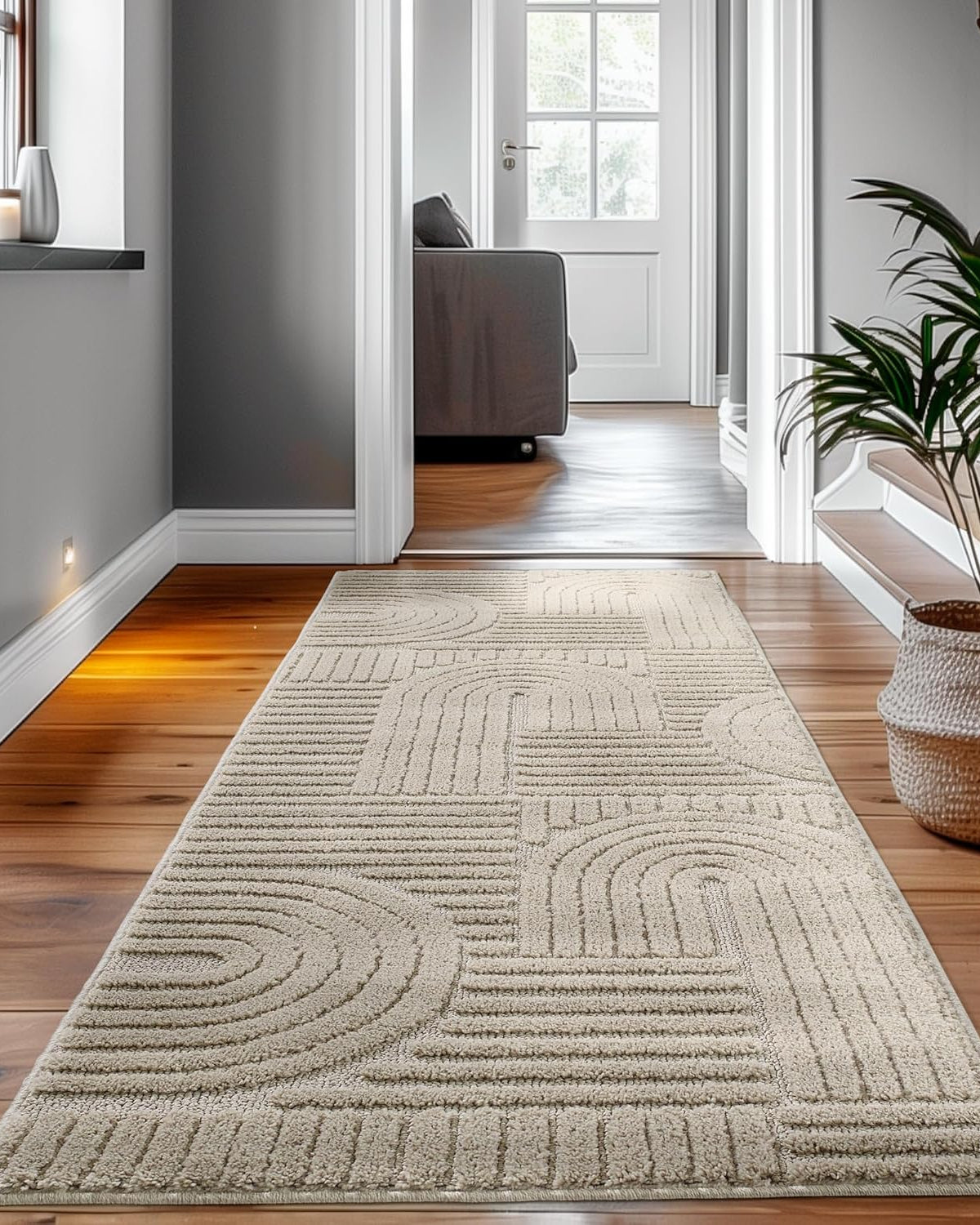 Tapis à relief Lena - Beige – STUDIO DECO