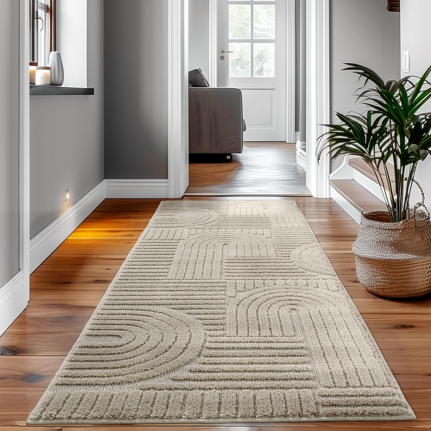 Tapis à relief Lena - Beige – STUDIO DECO