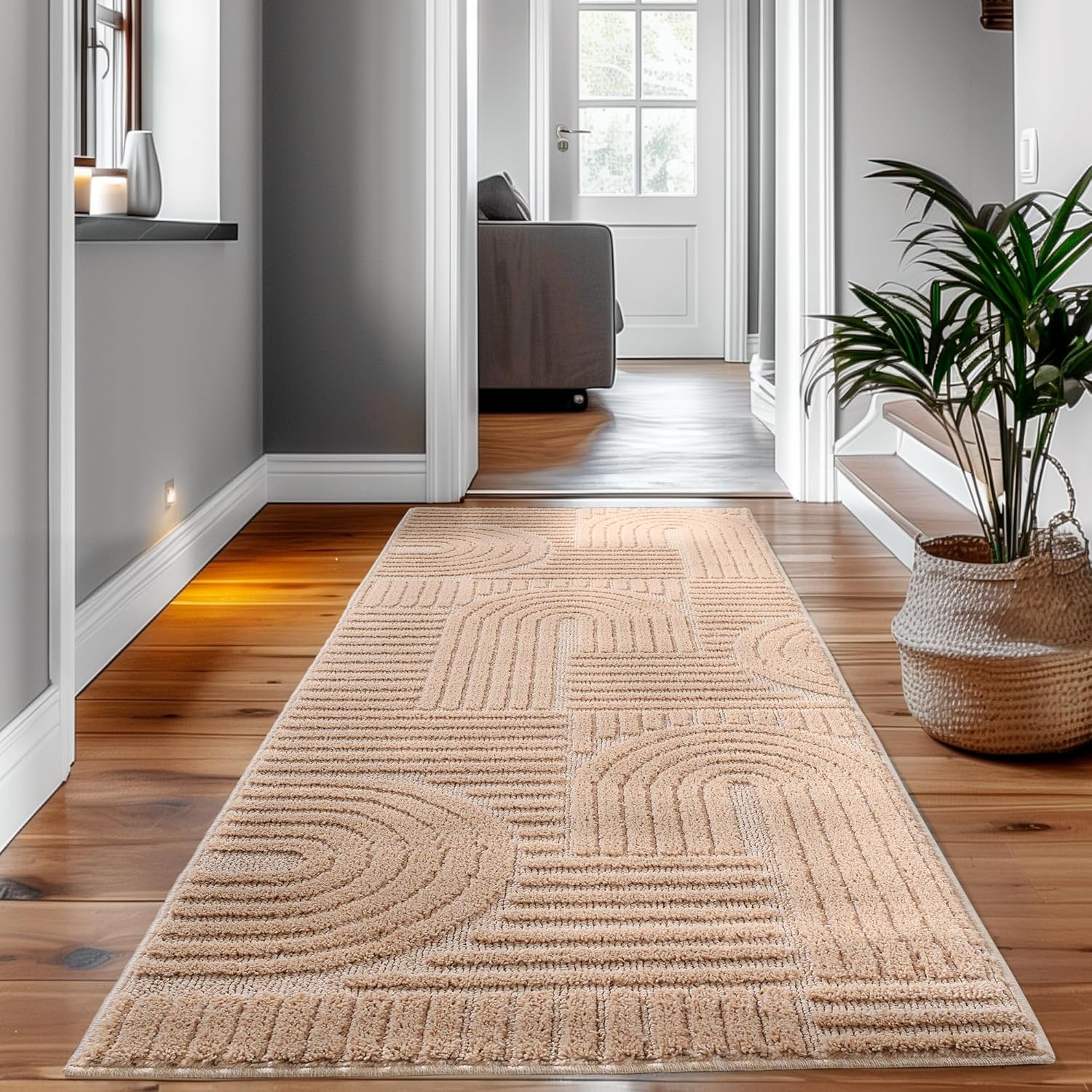 Tapis à relief Lena - Rose – STUDIO DECO