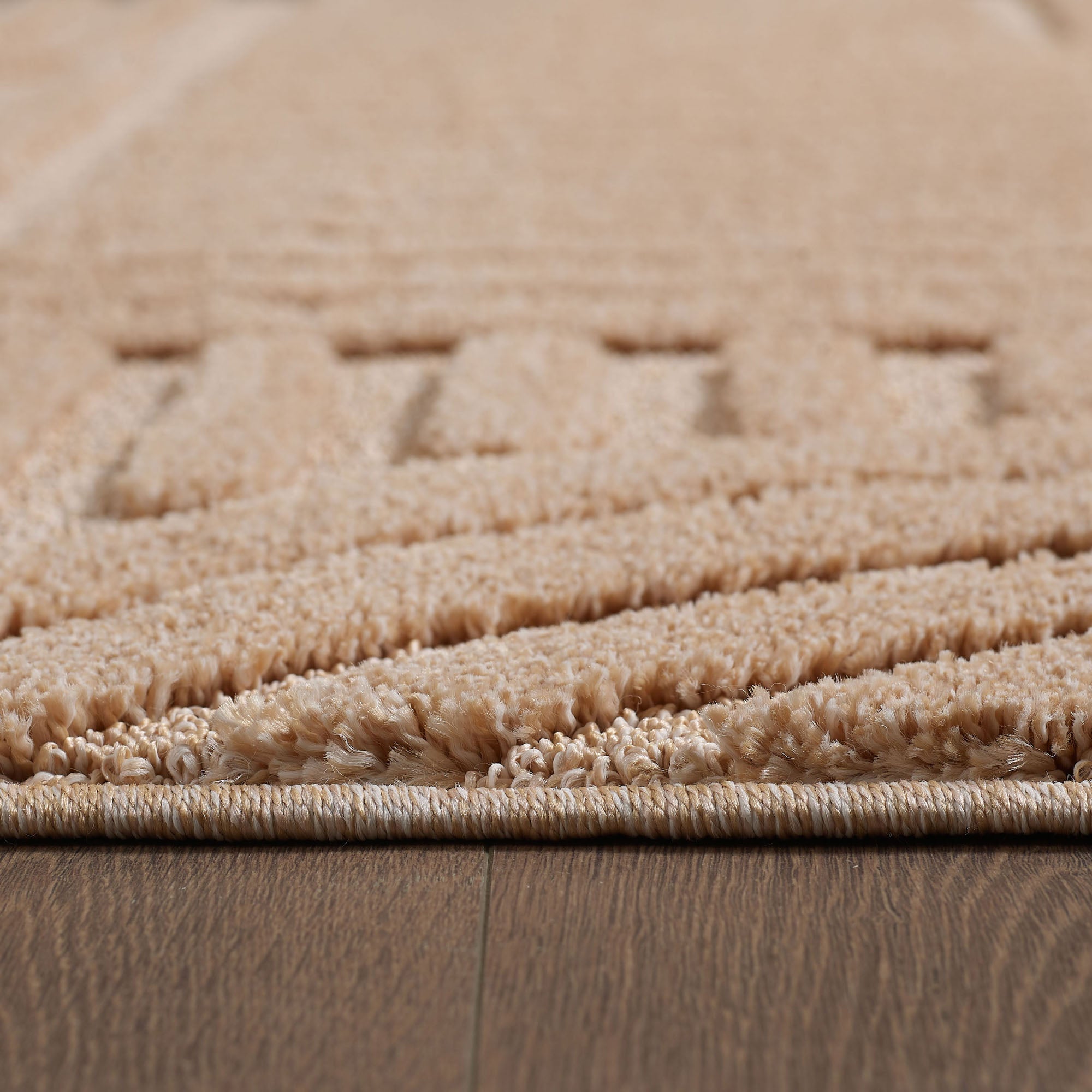 Tapis rond à relief Lena - Rose – STUDIO DECO