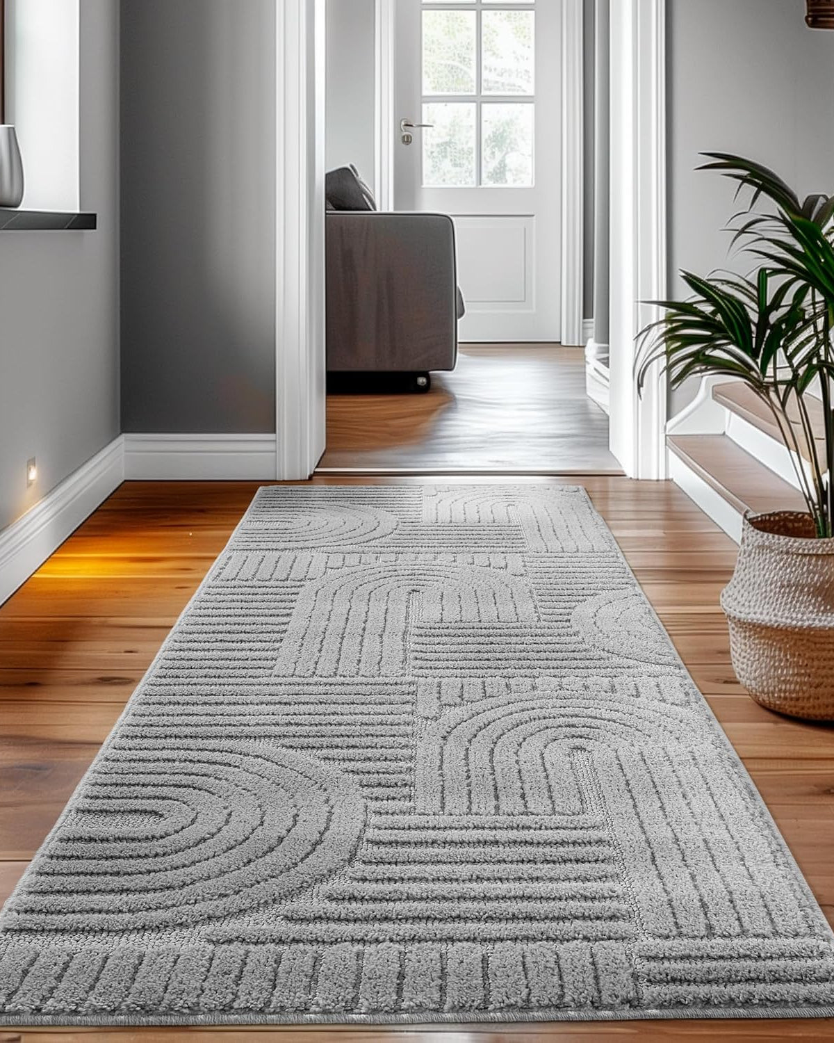 Tapis à relief Lena - Gris – STUDIO DECO