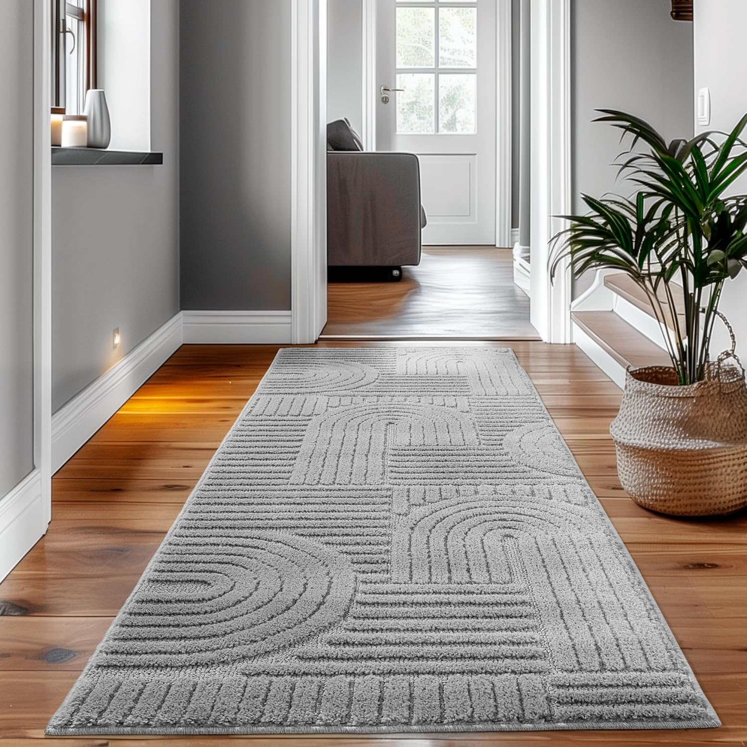 Tapis à relief Lena - Gris – STUDIO DECO