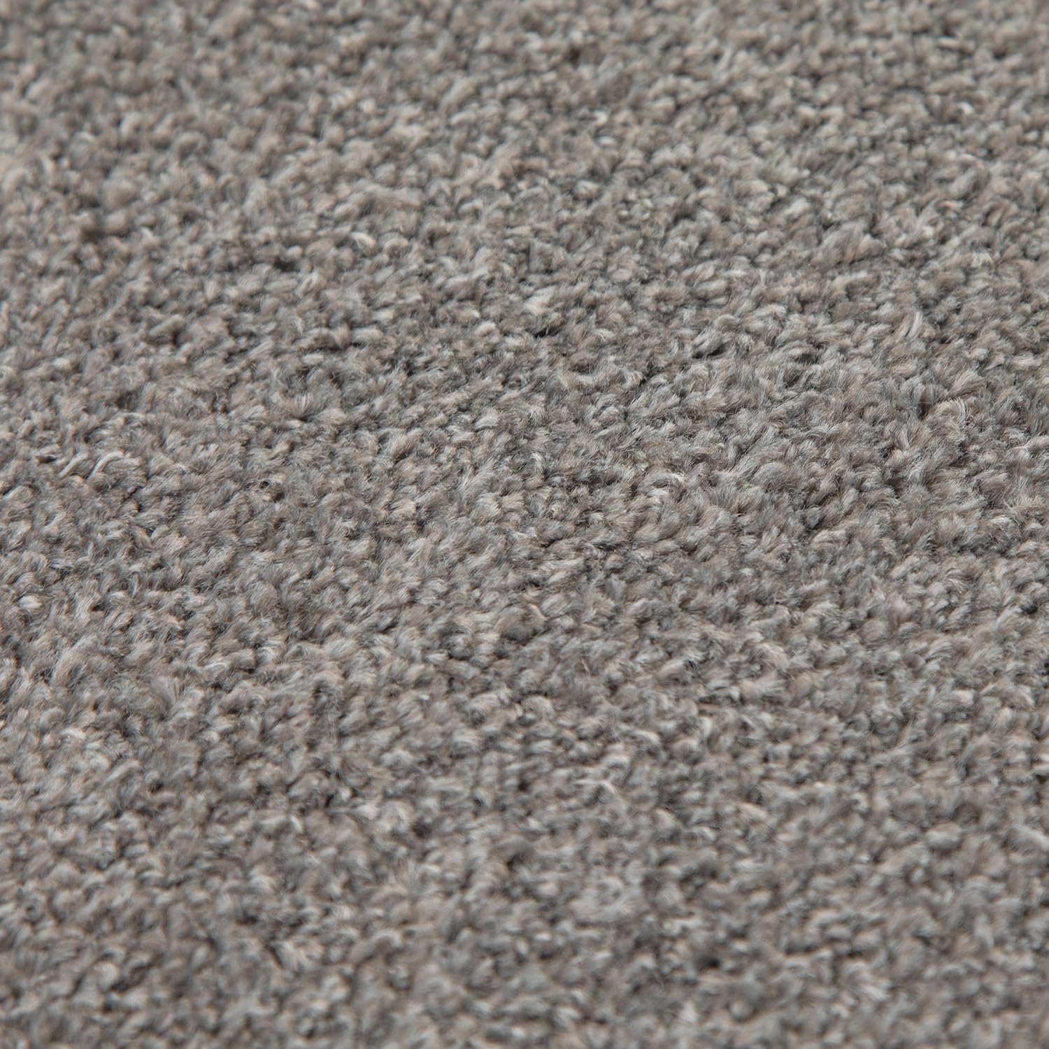 Tapis Uni Rond à poils courts - Gris Clair – STUDIO DECO