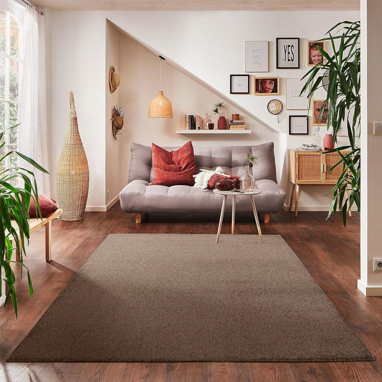 Tapis Uni à poils courts - Mocca – STUDIO DECO