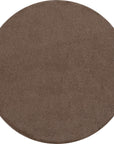 Tapis Uni Rond à poils courts - Mocca – STUDIO DECO