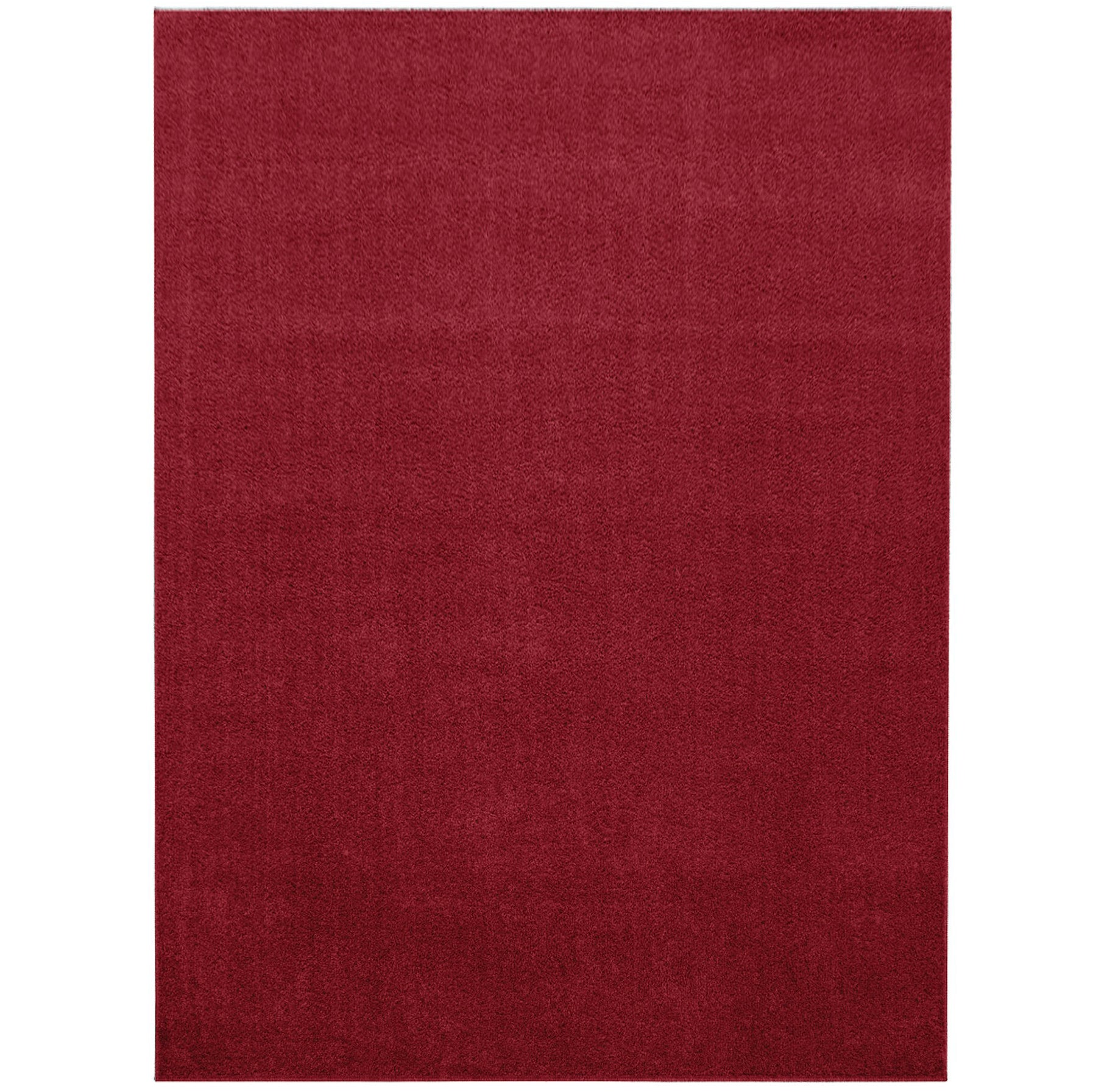 Tapis Uni à poils courts - Rouge – STUDIO DECO