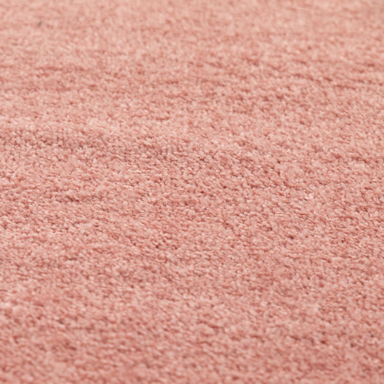Tapis Uni Rond à poils courts - Rose – STUDIO DECO