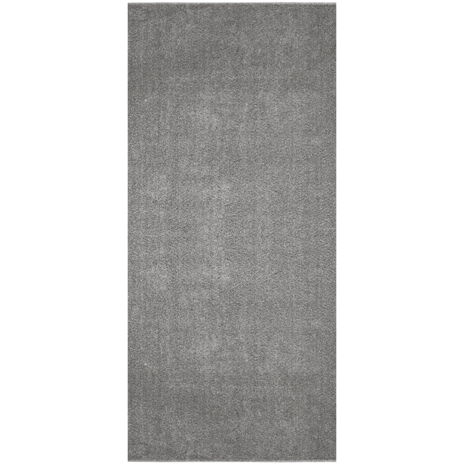Tapis de couloir Uni à poils courts - Gris Clair – STUDIO DECO
