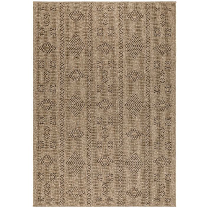 Tapis aspect jute Naturelle Beige et Noir – STUDIO DECO