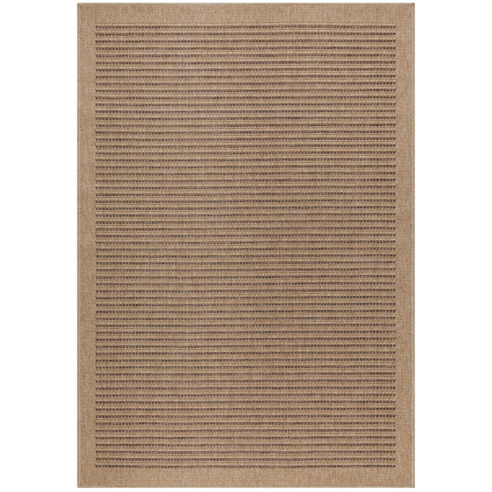 Tapis Naturel aspect jute Beige et Noir – STUDIO DECO