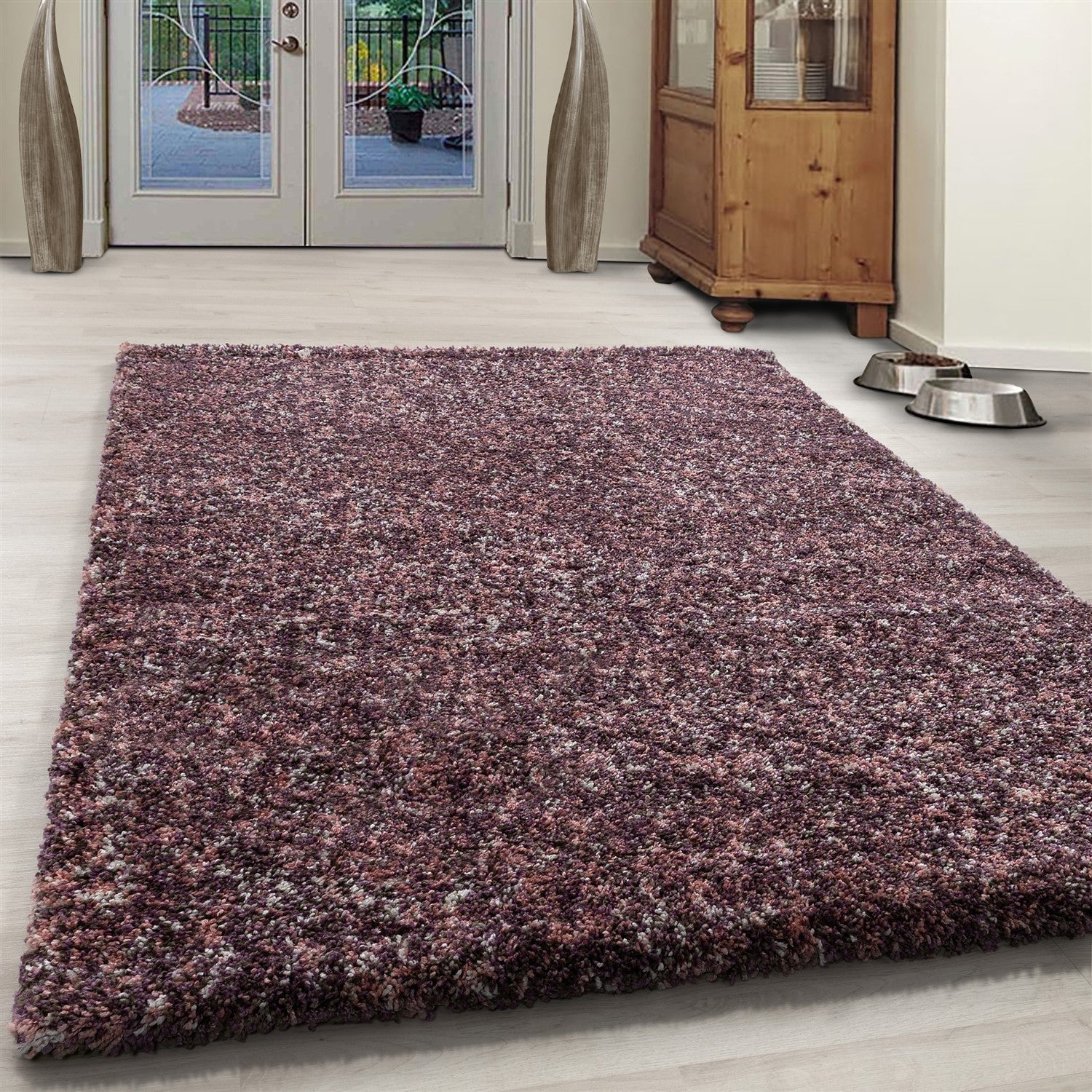 Tapis à poils longs 30mm - Rose – STUDIO DECO