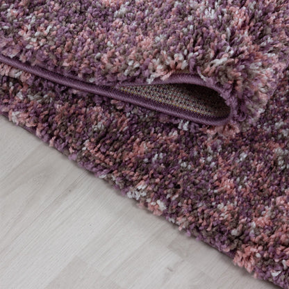 Tapis à poils longs 30mm - Rose