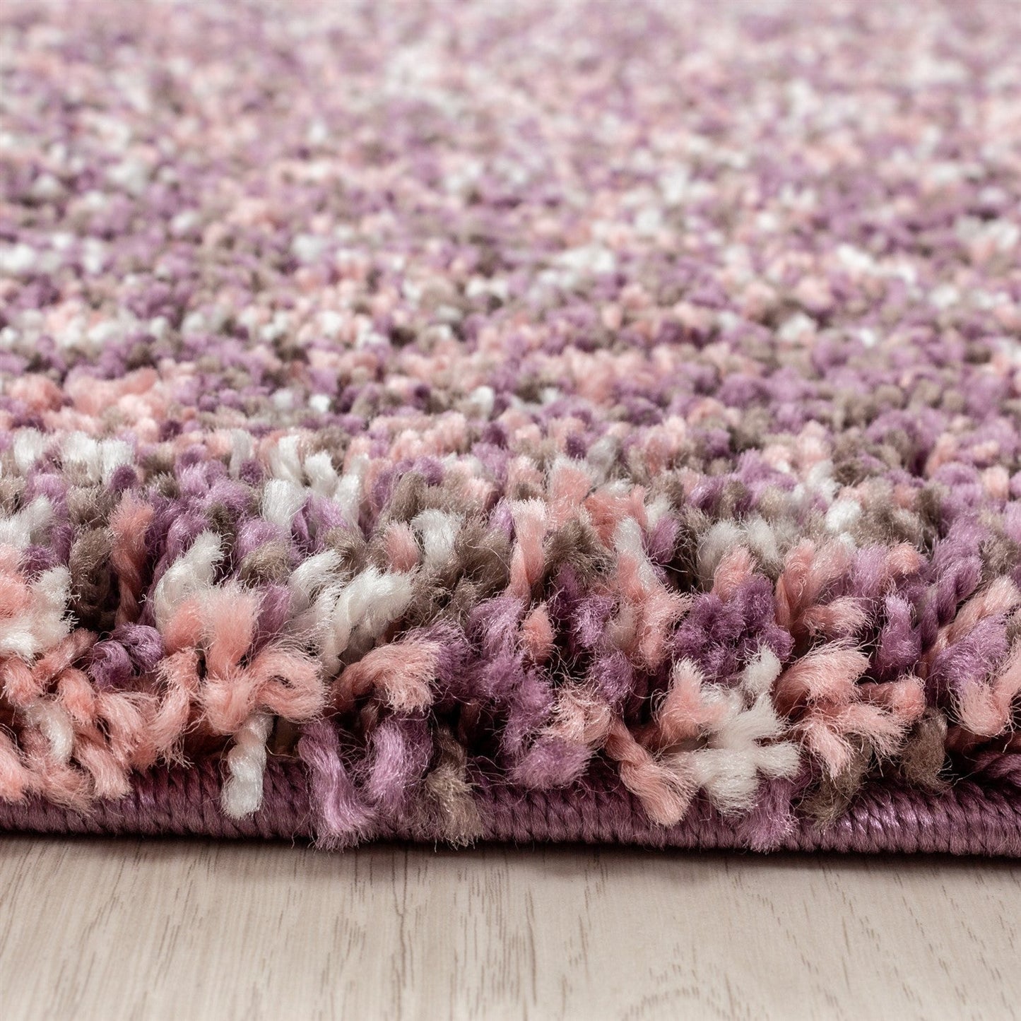 Tapis à poils longs 30mm - Rose