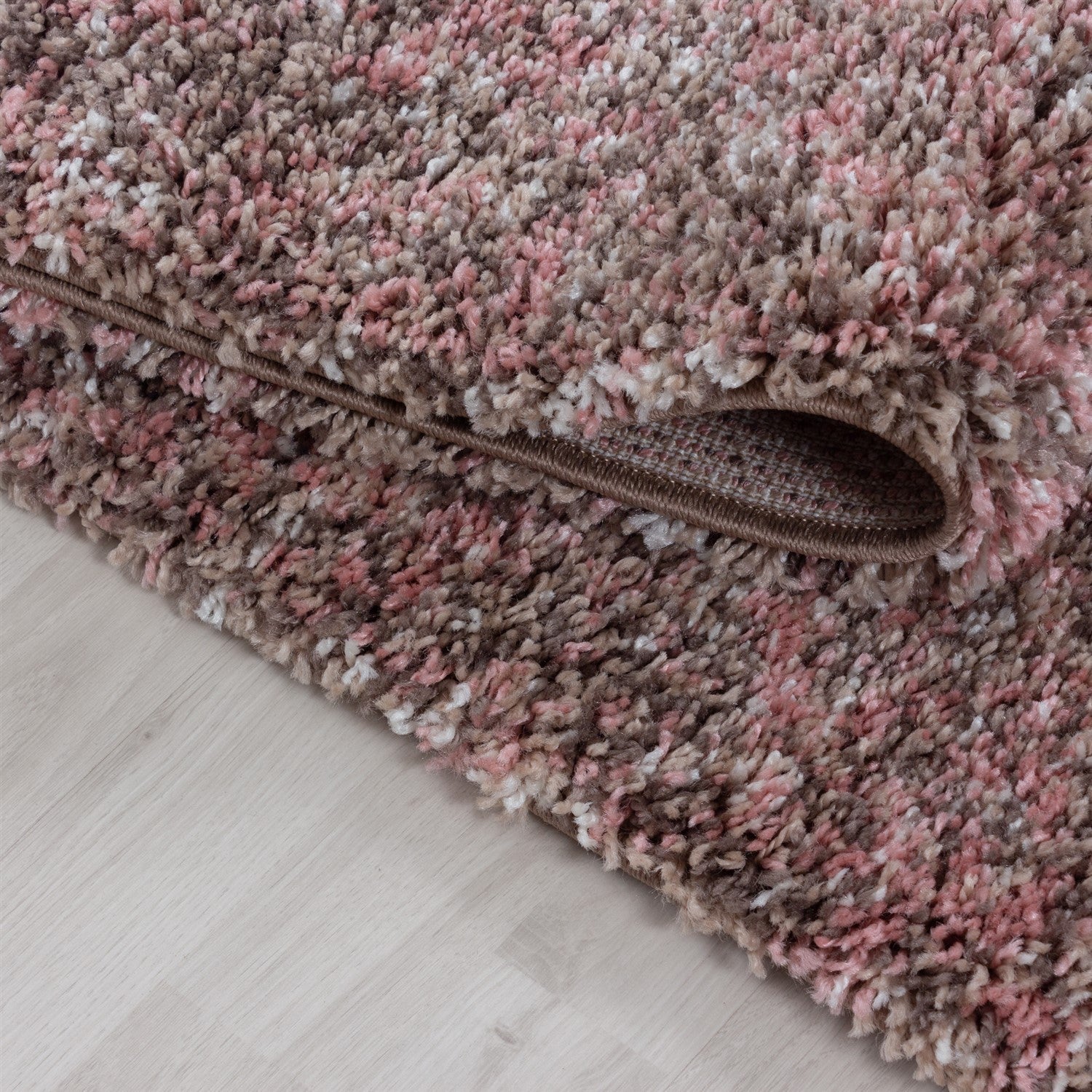 Tapis à poils longs 30mm - Rose Poudré – STUDIO DECO