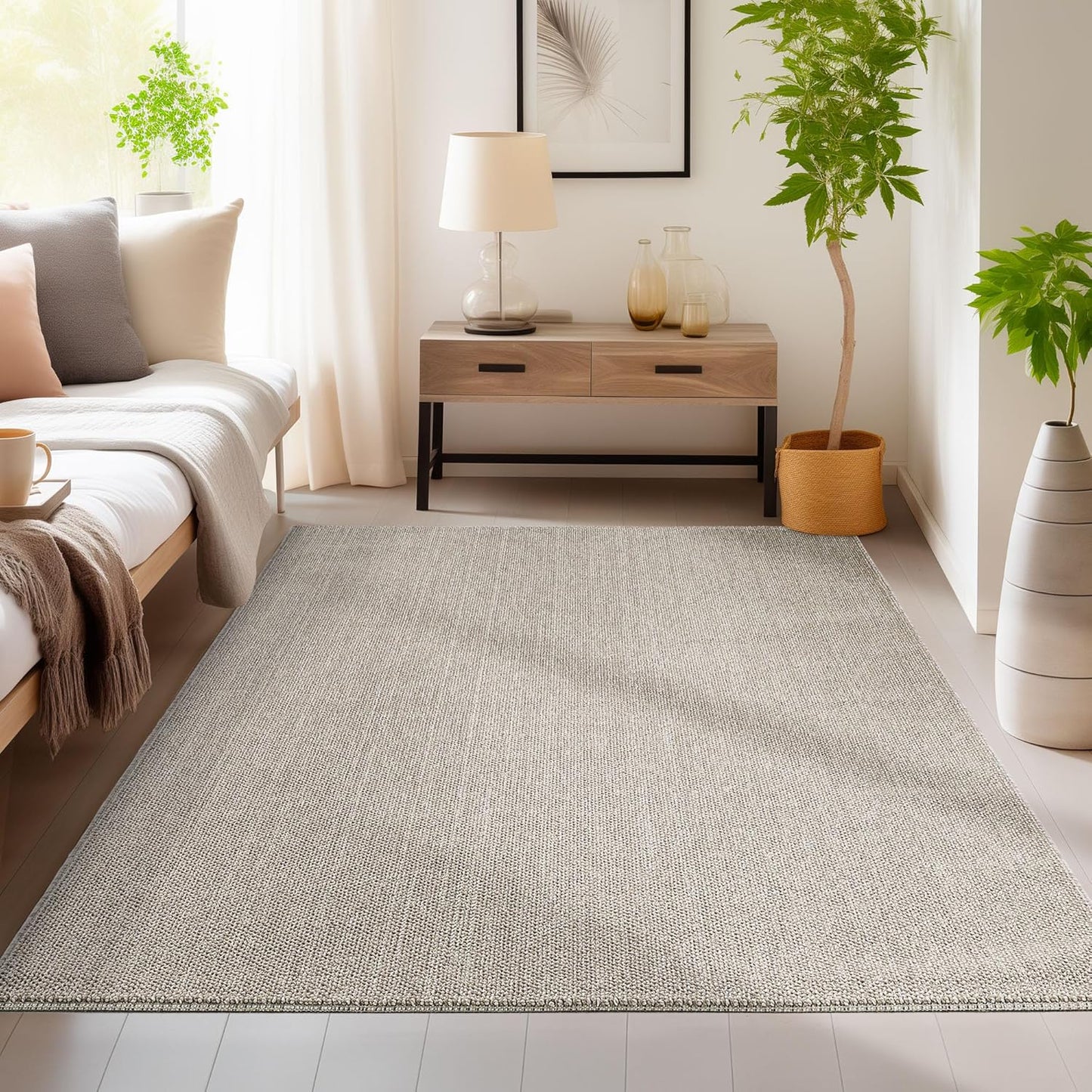 Tapis Naturel aspect jute - Mocca