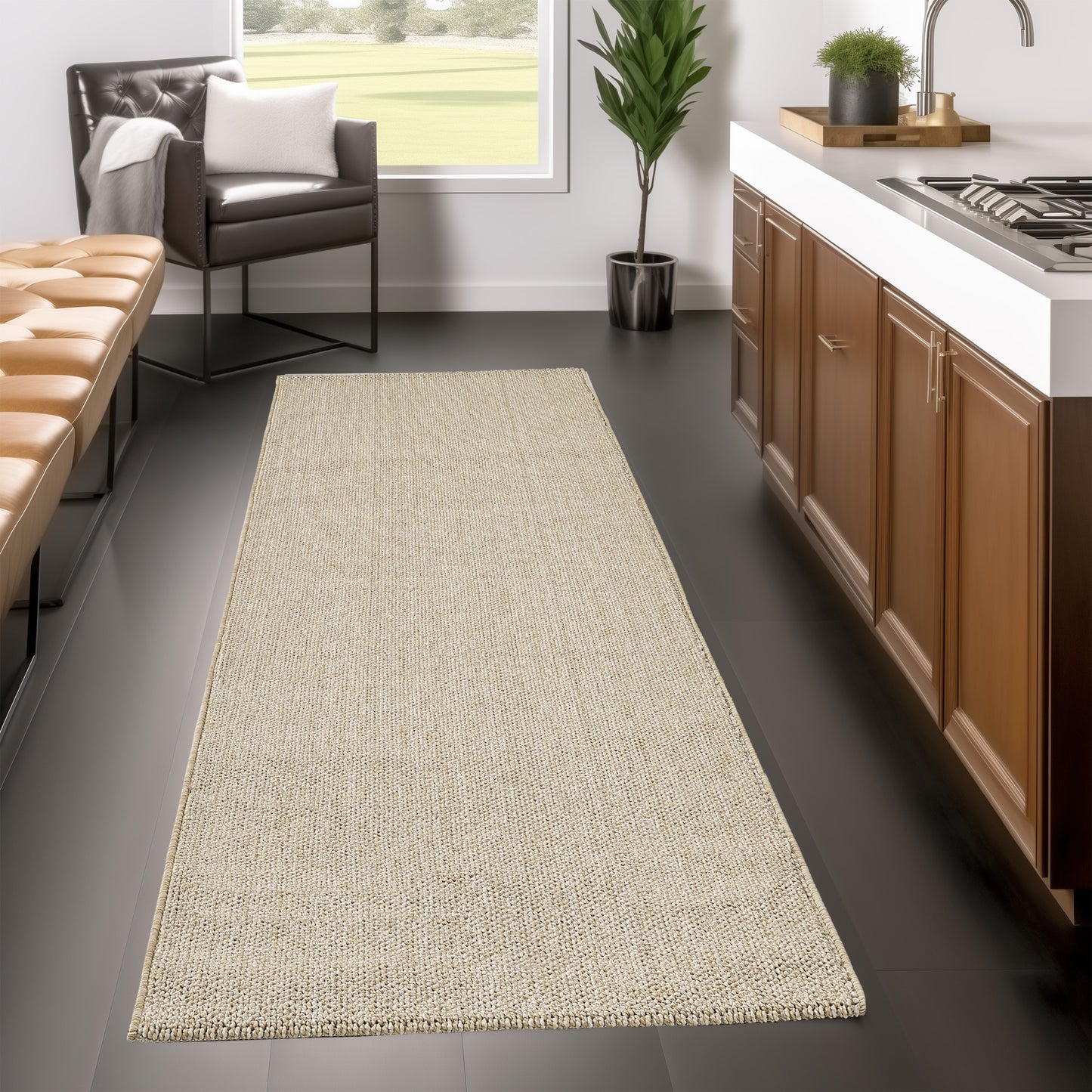 Tapis Naturel aspect jute - Beige