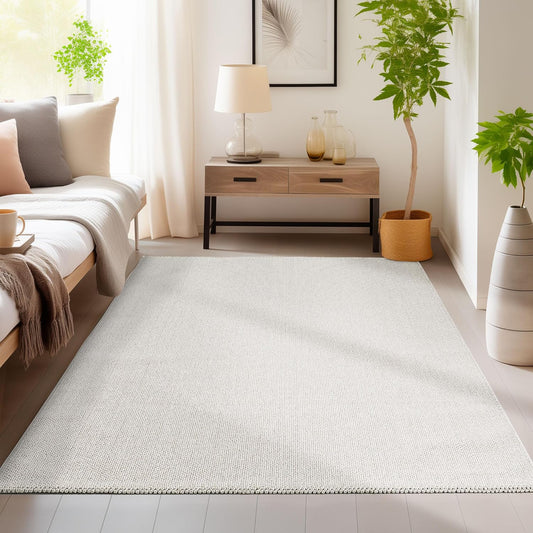 Tapis Naturel aspect jute - Crème