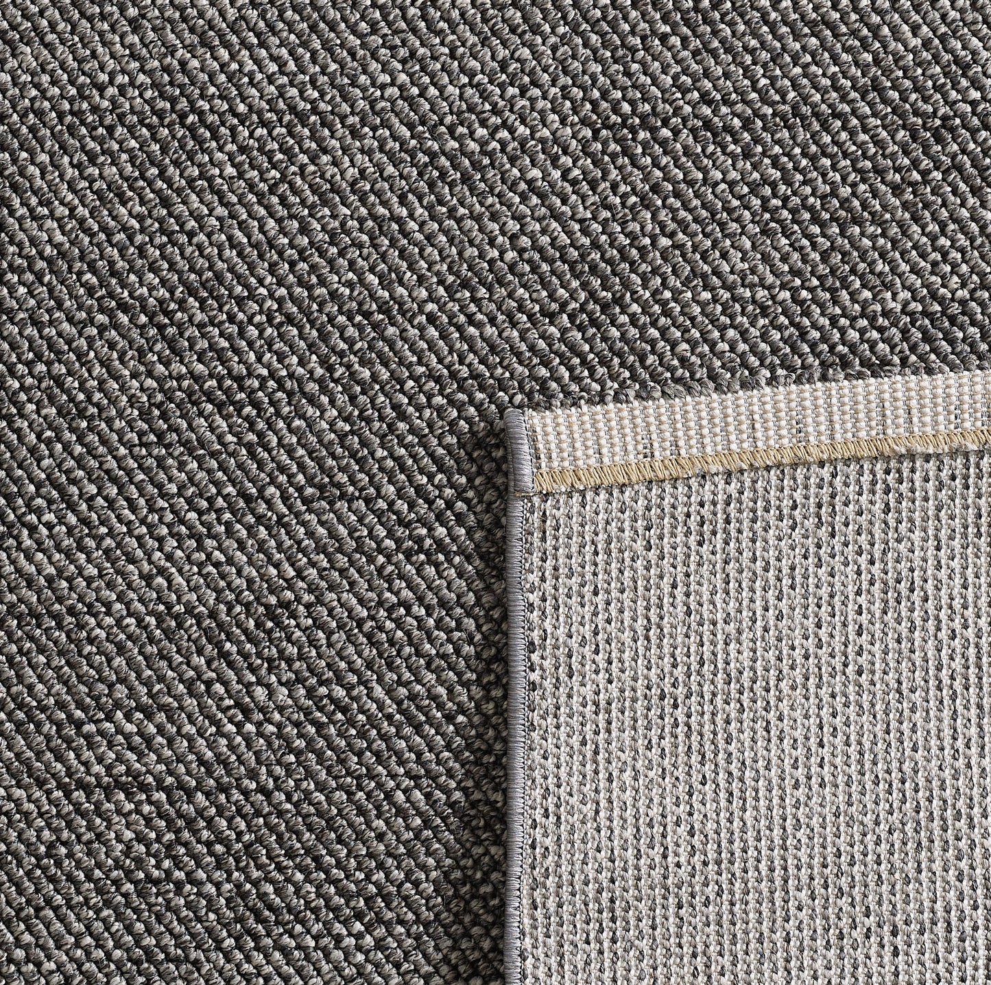 Tapis Naturel aspect jute - Gris