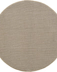 Tapis Rond Naturel aspect jute - Beige – STUDIO DECO
