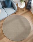 Tapis Rond Naturel aspect jute - Beige – STUDIO DECO