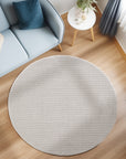 Tapis Rond Naturel aspect jute - Crème – STUDIO DECO